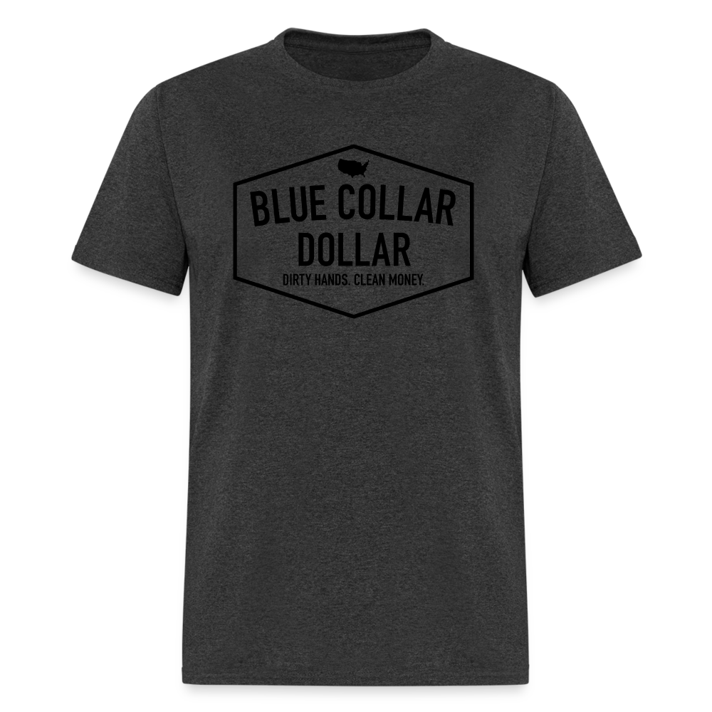 Blue Collar Dollar Classic Tee - heather black