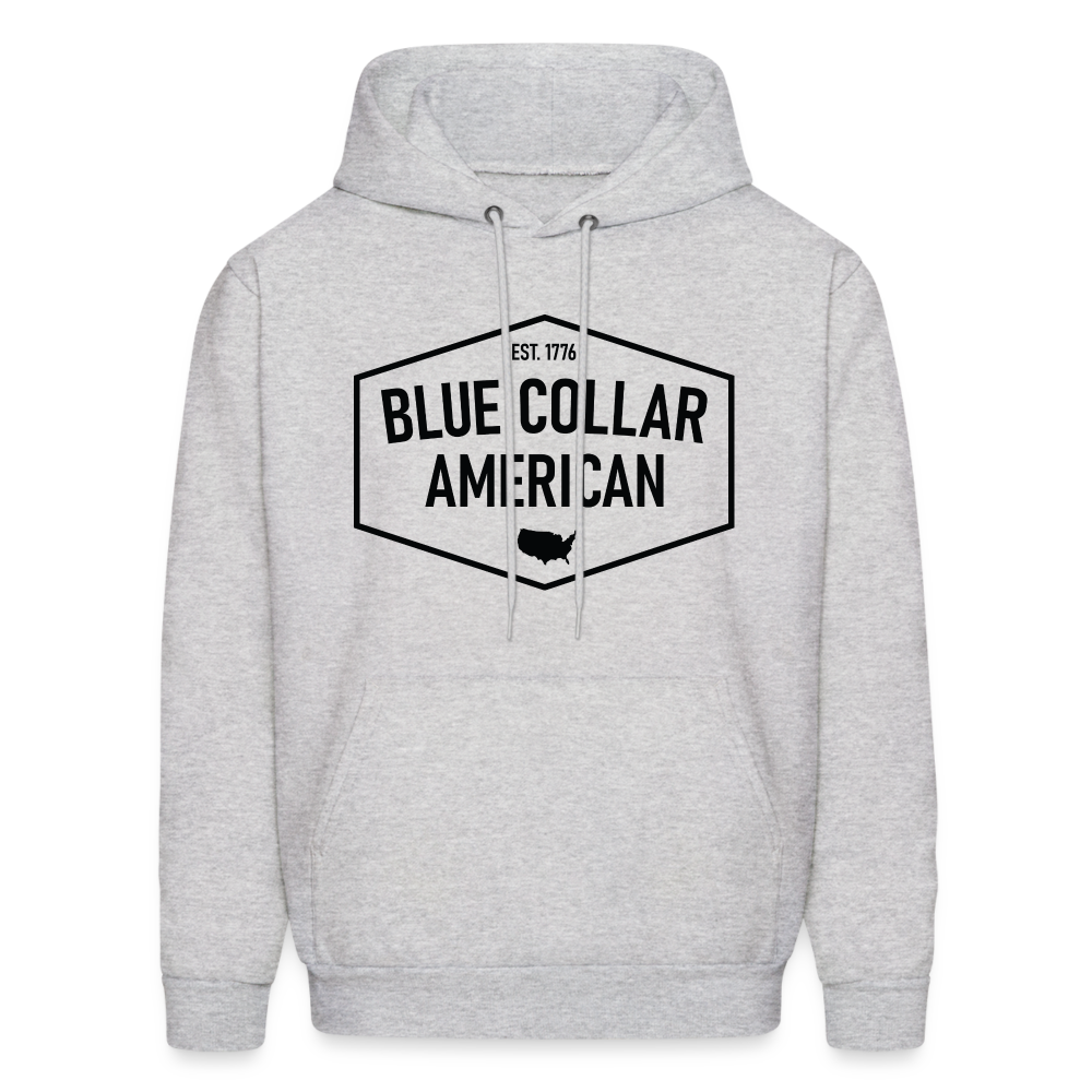 Blue Collar American Hoodie - ash 