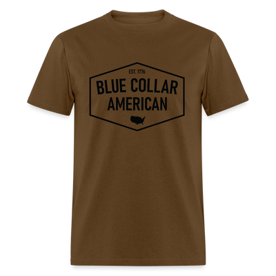 Blue Collar American Classic Tee - brown